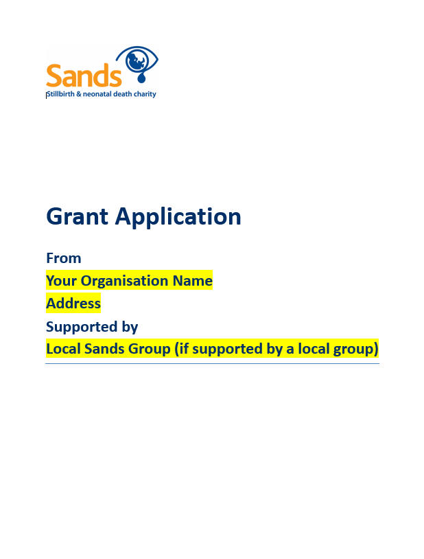 grant-application-form-sands-saving-babies-lives-supporting